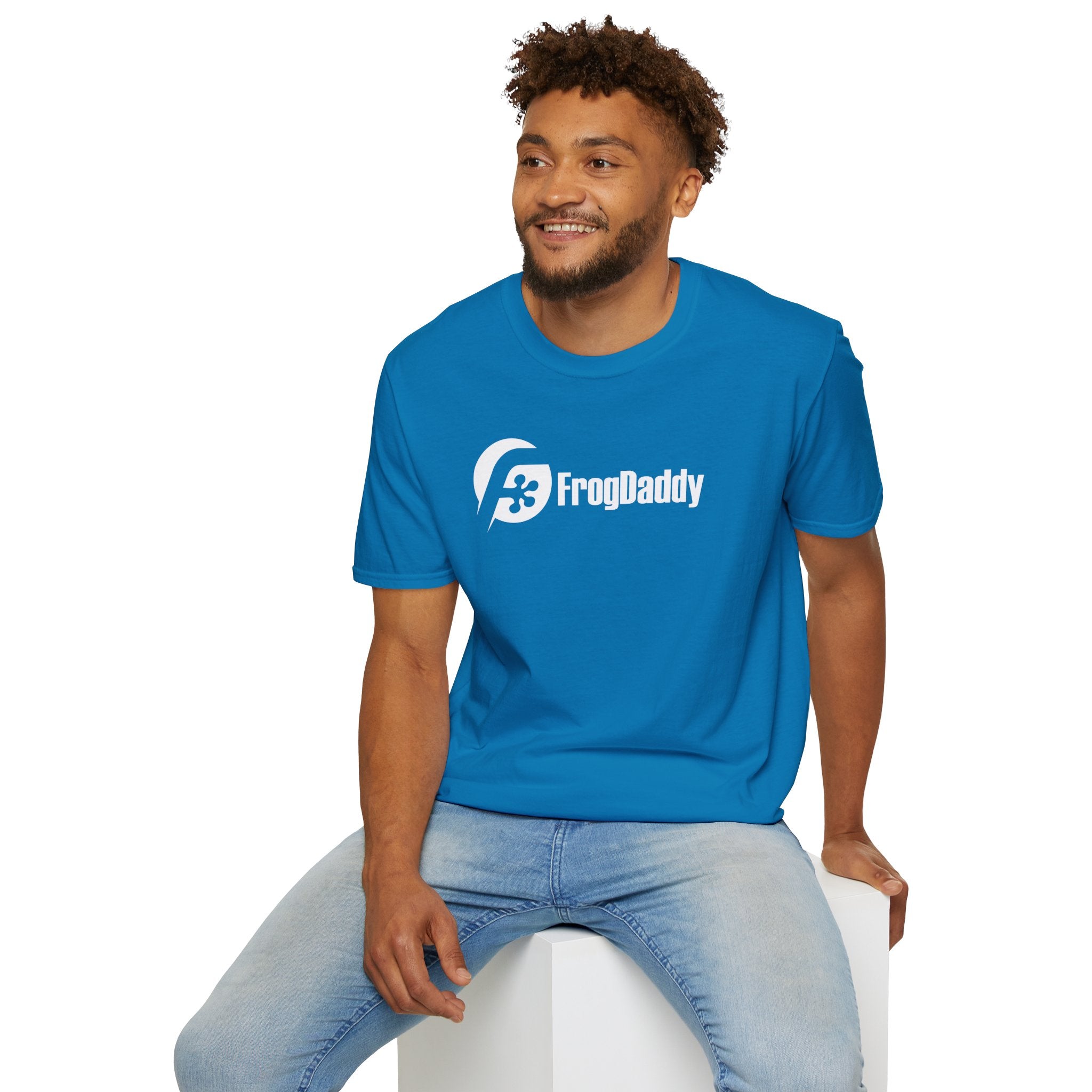 White Logo Unisex Softstyle T-Shirt image 39