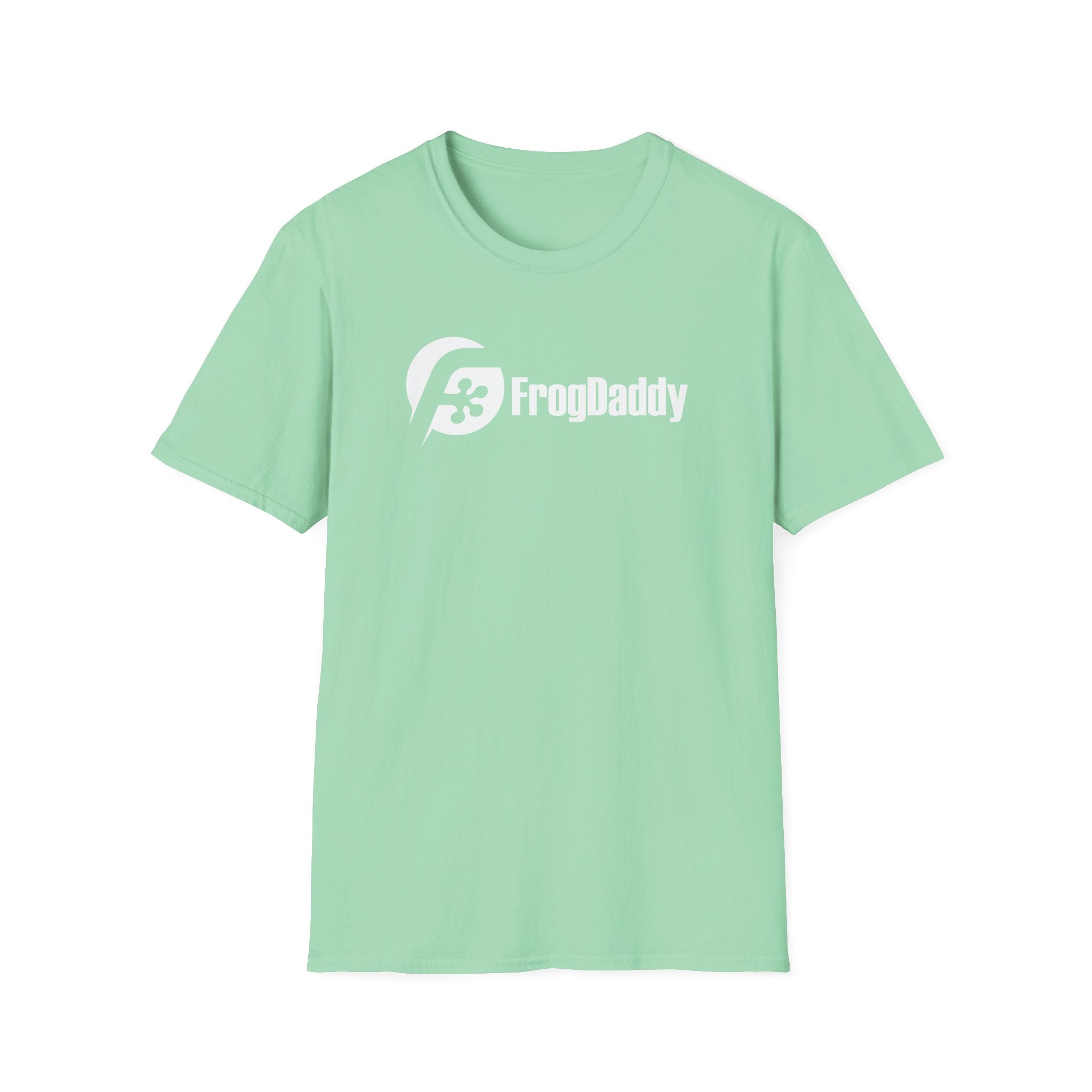 White Logo Unisex Softstyle T-Shirt image 3