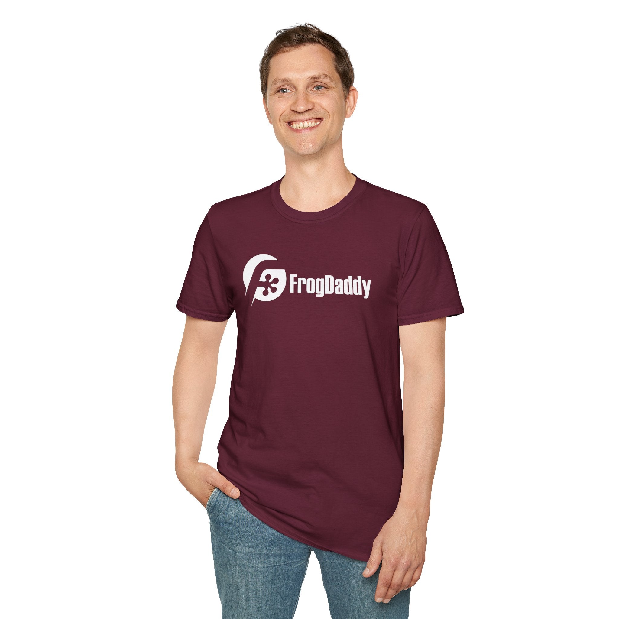 White Logo Unisex Softstyle T-Shirt image 18