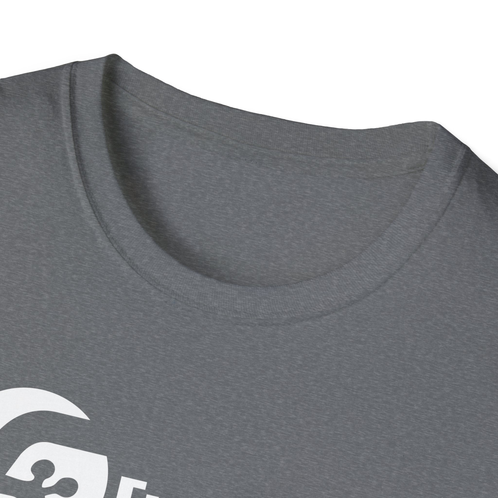 White Logo Unisex Softstyle T-Shirt image 26