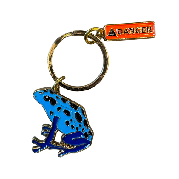 Key Chain - Blue Poison Frog Vivarium Supply | FrogDaddy