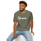 White Logo Unisex Softstyle T-Shirt image 58