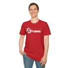 White Logo Unisex Softstyle T-Shirt image 53