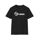 White Logo Unisex Softstyle T-Shirt in Red