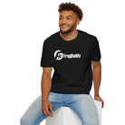 White Logo Unisex Softstyle T-Shirt image 14