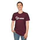 White Logo Unisex Softstyle T-Shirt image 18