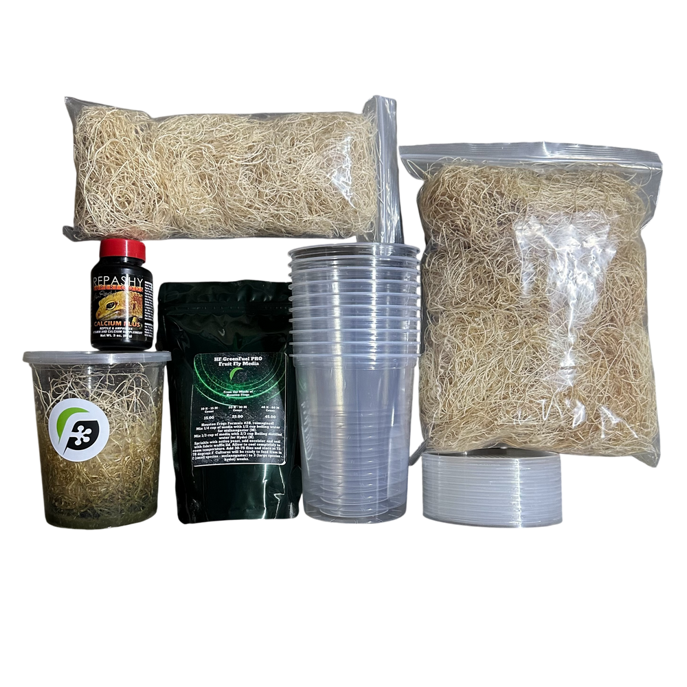 FrogDaddy Complete HF GreenFuel PRO Fruit Fly Culturing Kit