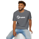 White Logo Unisex Softstyle T-Shirt image 29