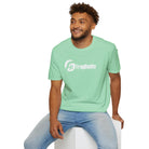 White Logo Unisex Softstyle T-Shirt image 24