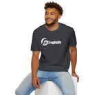 White Logo Unisex Softstyle T-Shirt image 49