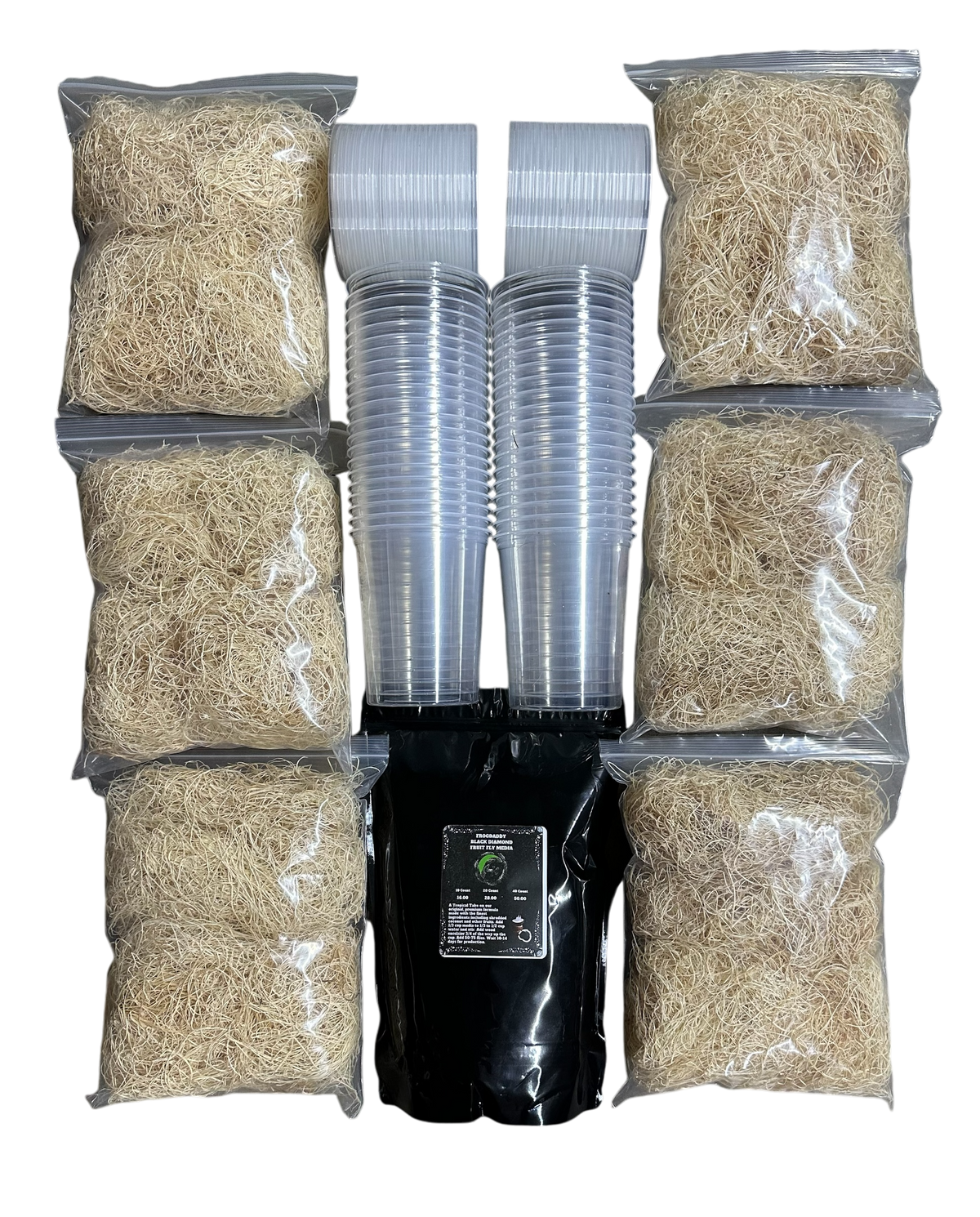 FrogDaddy Complete Black Diamond Fruit Fly Culturing Kit | FrogDaddy