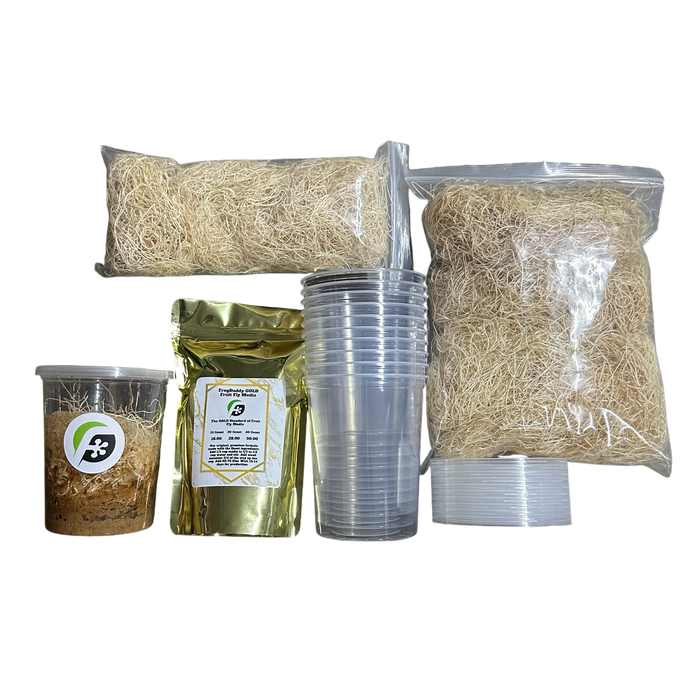 FrogDaddy Complete GOLD Fruit Fly Culturing Kit (D. melanogaster)