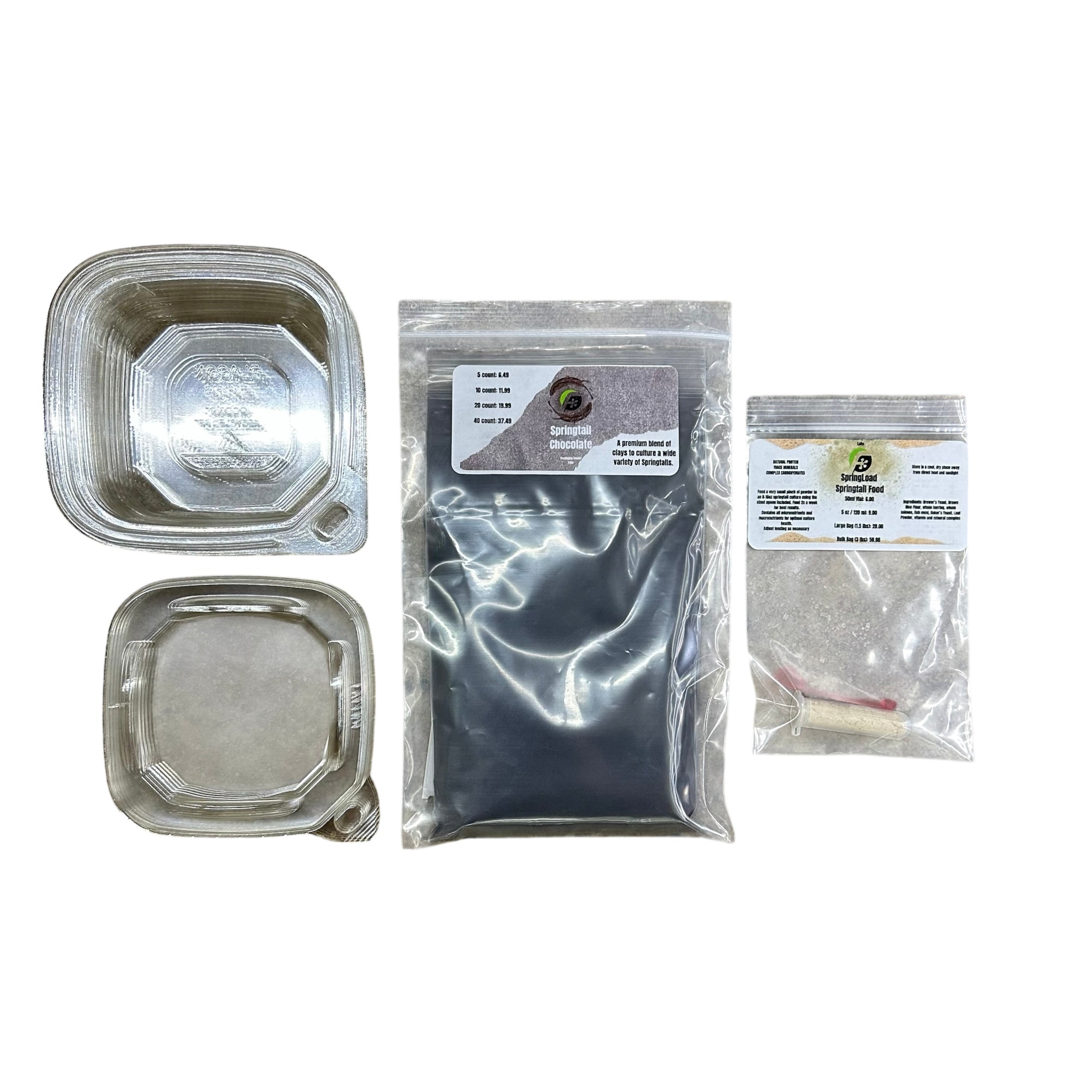 FrogDaddy Chocolate Springtail Kits Enclosure | FrogDaddy