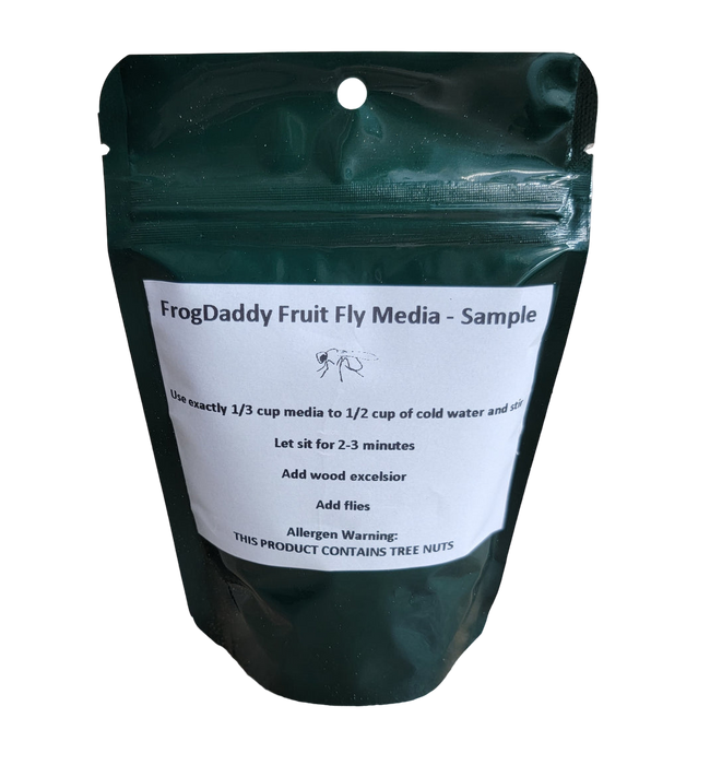 Sample Pack - FrogDaddy Premium Fruit Fly Media